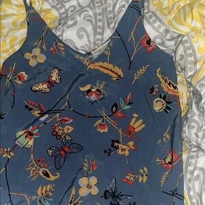 Abercrombie & Fitch floral butterfly tank top size small